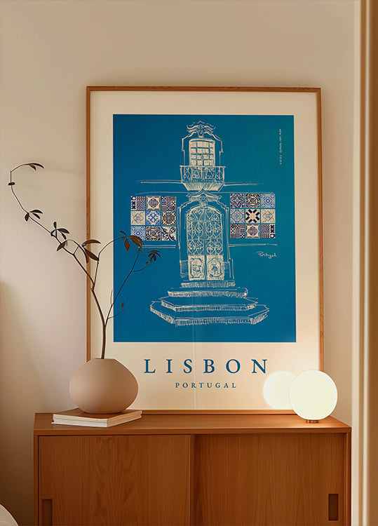 Lisbon Windows, Doorway &amp; Patterns Poster