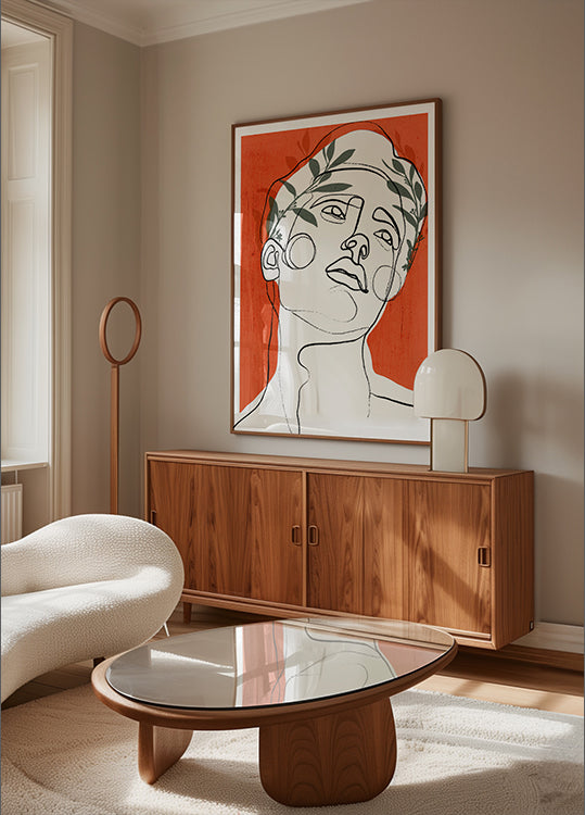 Contemporary Line Poster