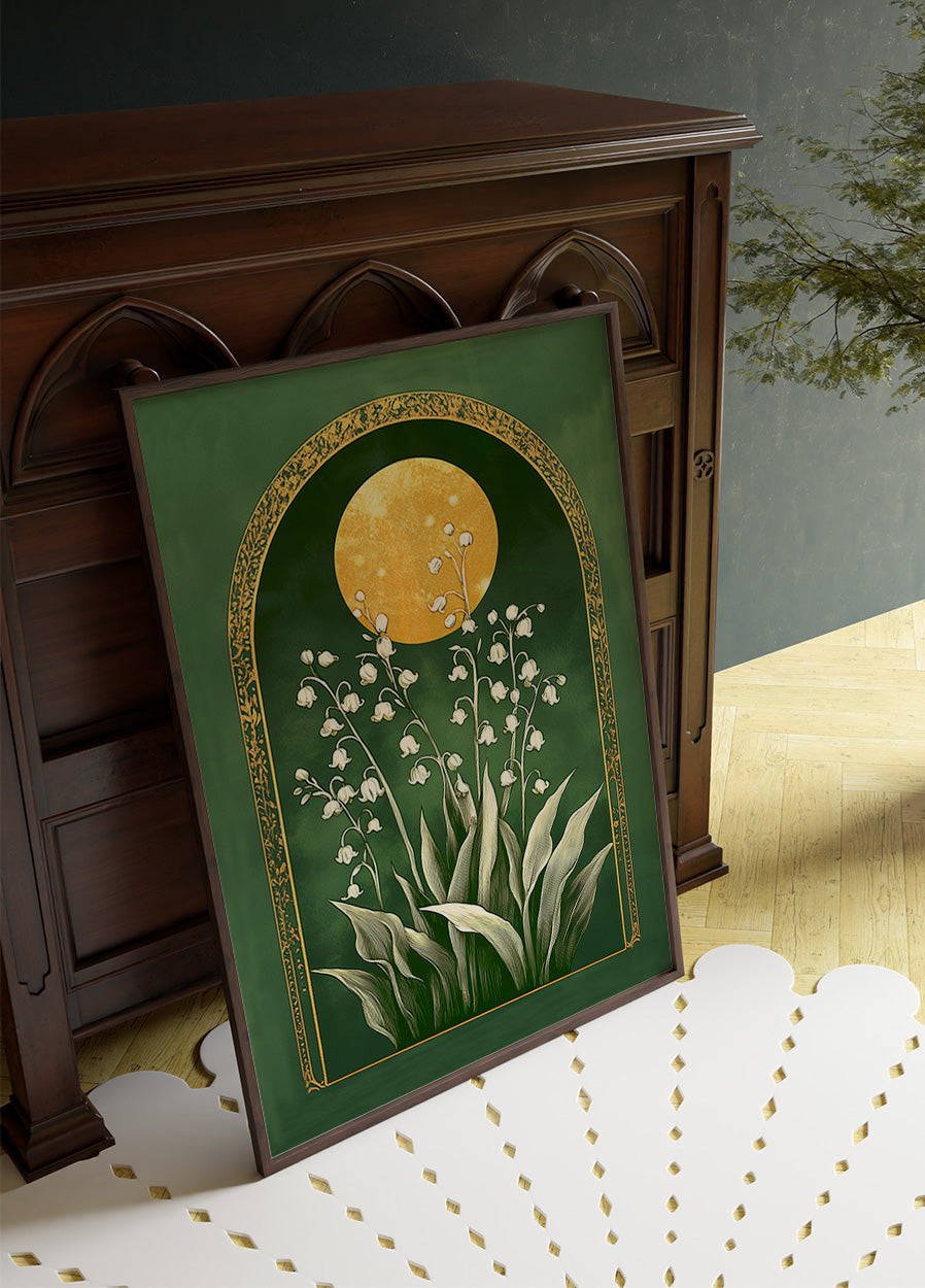 Lily of the Valley Vintage Poster