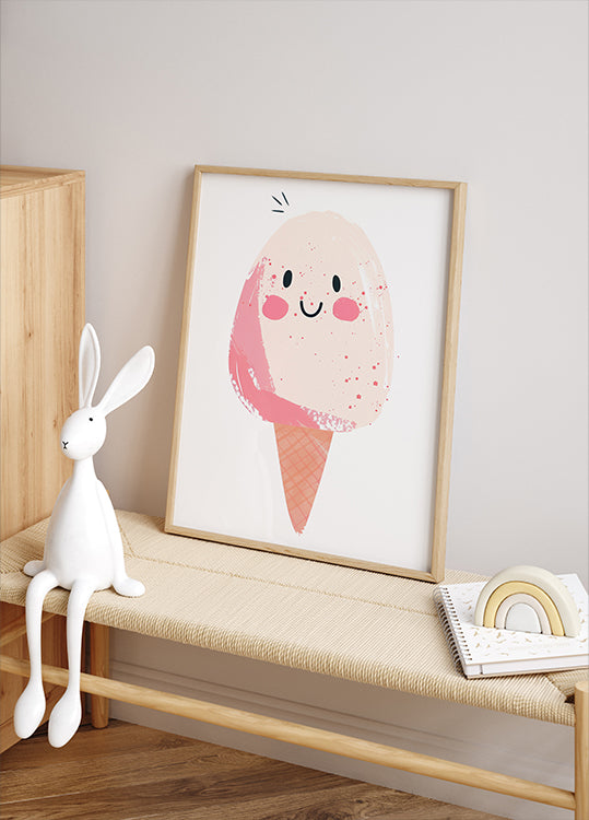 Happy Ice Cream Poster