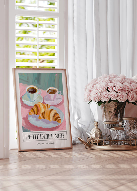 Petit dejeuner Poster