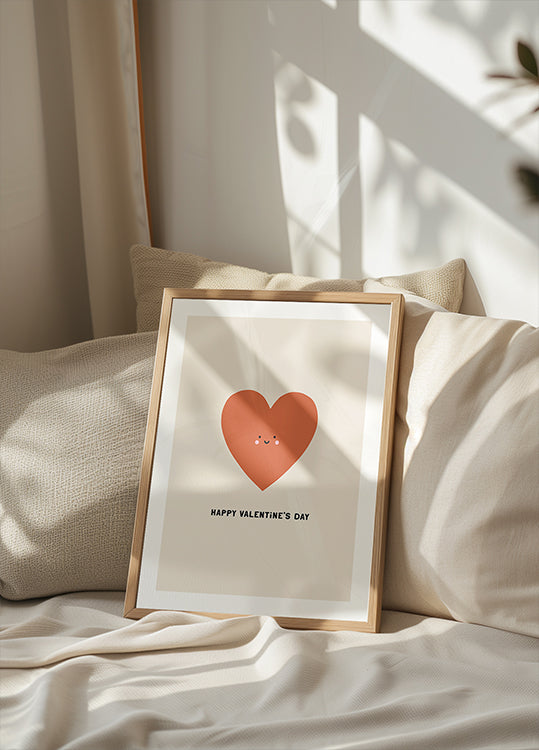 Smiley Heart Love Poster