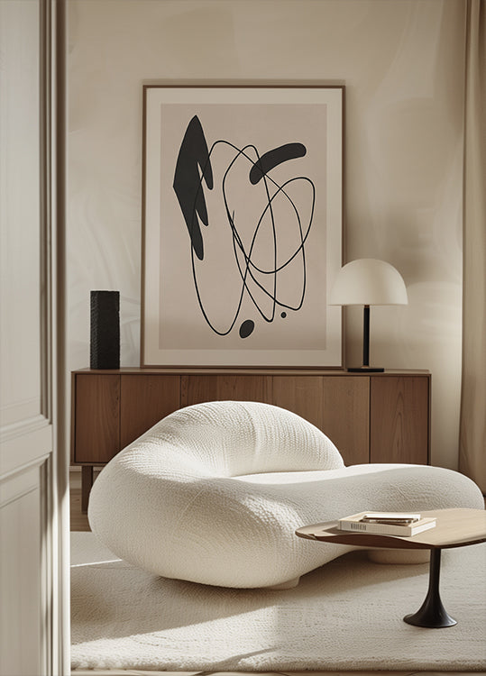 Expressionist forms and lines 11 Poster