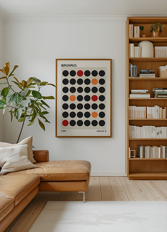 Bauhaus Circles 2 Poster