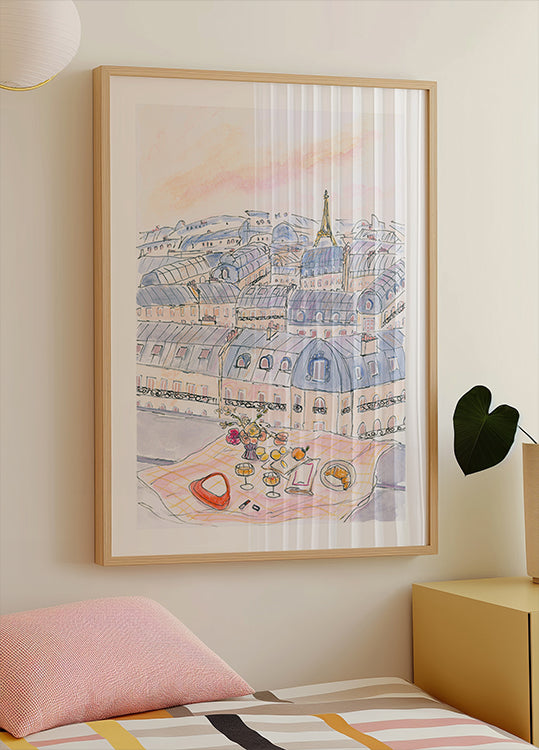 Parisian Rooftop Picnic With Eiffel Tower Views