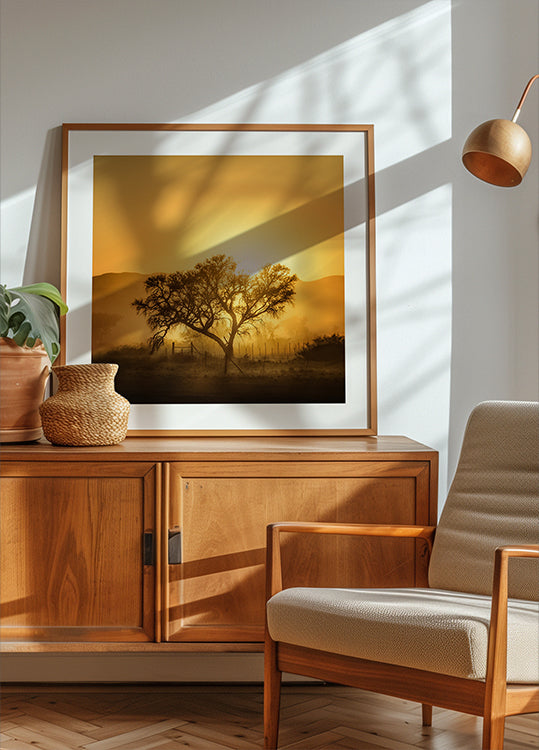 Golden Sunrise Poster