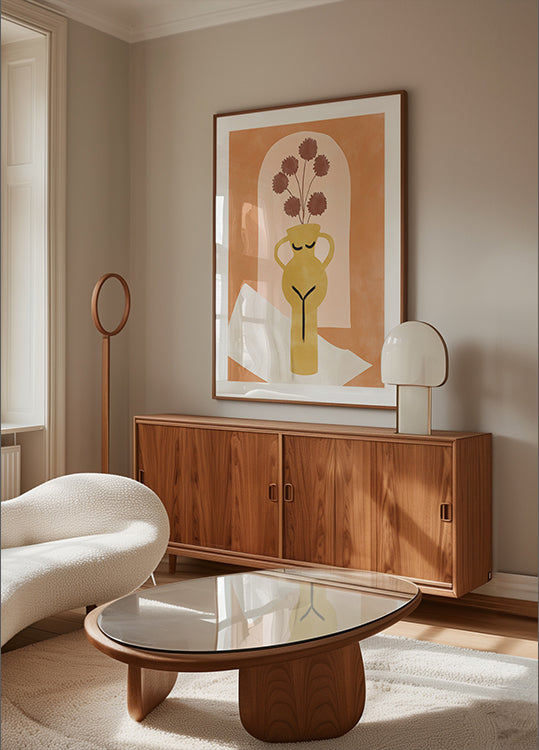 Stylized Vase Resembling A Female Form