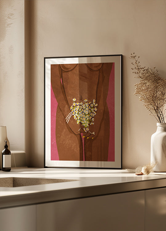 Wearing Floweers Poster