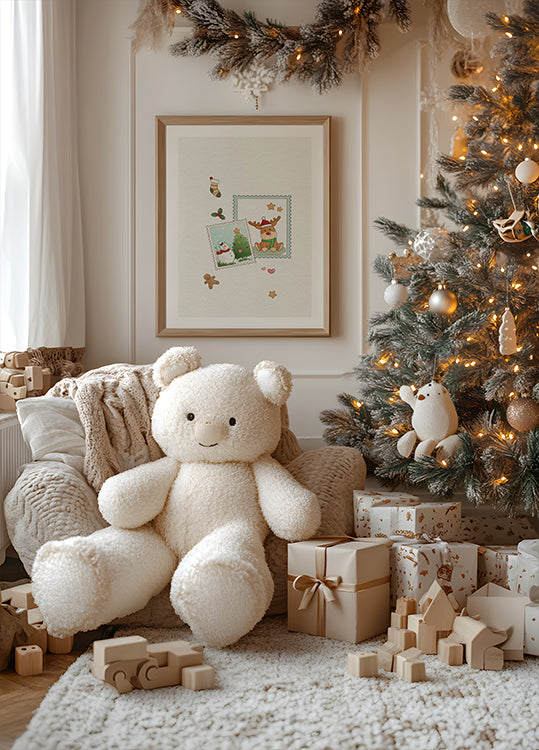 Christmas Stamps & Holiday Memories Poster