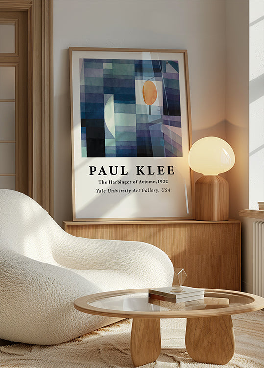 The Harbinger of Autumn, geometric tree abstract Poster