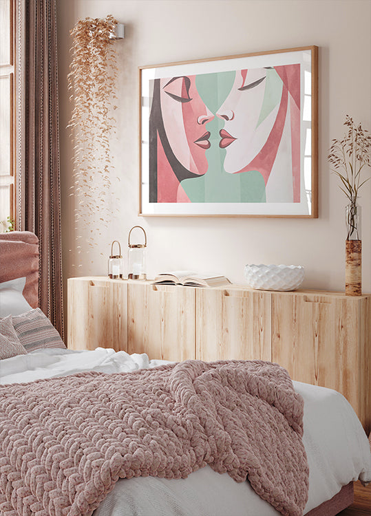 Abstract Intimacy Poster