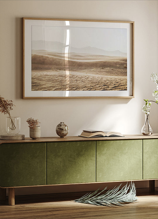 Serene Desert Sand Dunes Poster