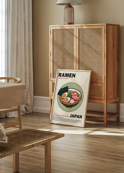 Ramen Noodle Soup Poster