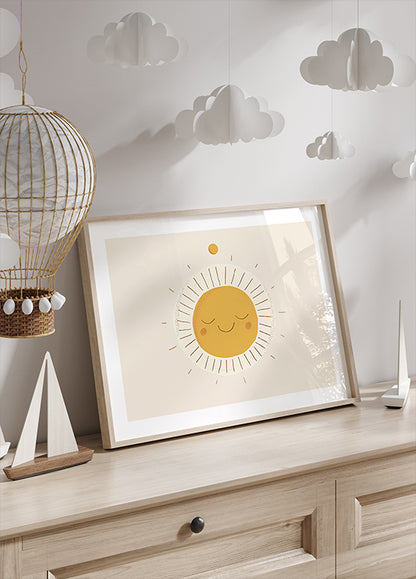 Smiling Sun Poster