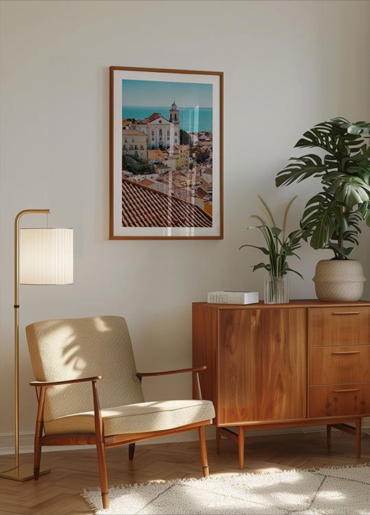 Terracotta Rooftops And Historic Architecture Poster