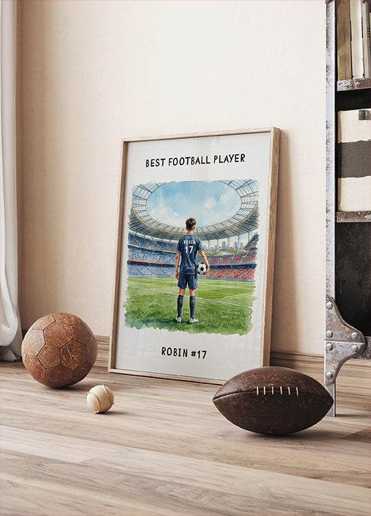 Youth football Boy Personal 2 Poster