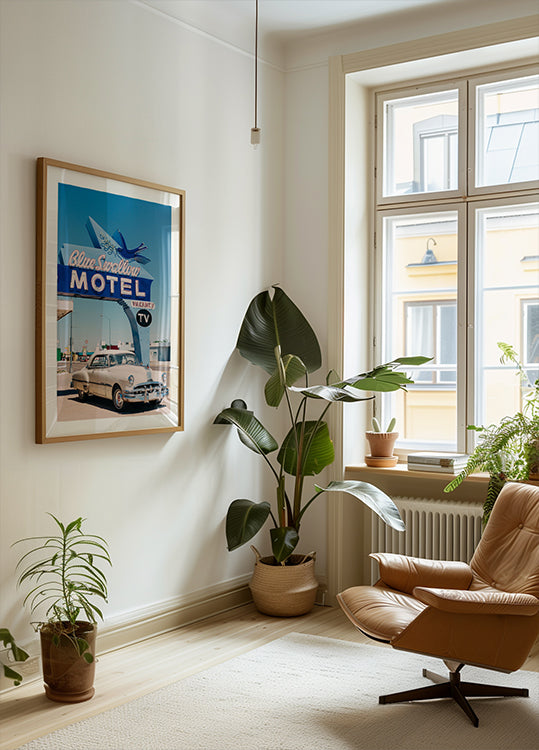 Blue Swallow Motel Poster