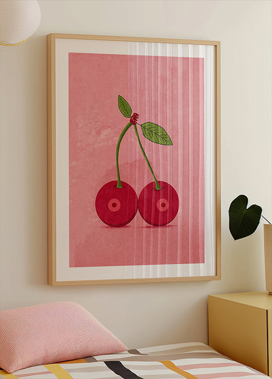 Cherry Boobs Poster