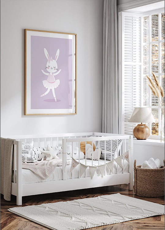 Ballerina Bunny Poster