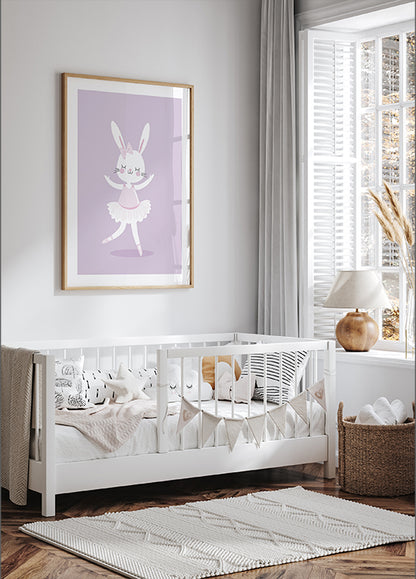 Ballerina Bunny Poster