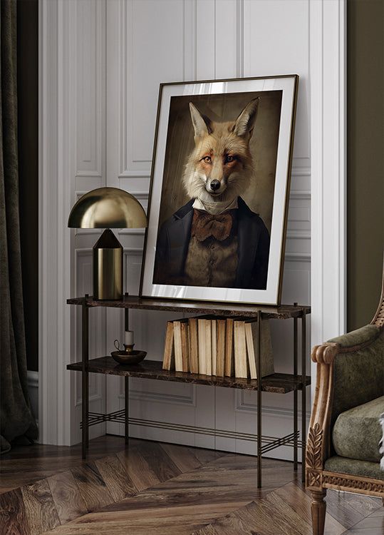 Fox Portrait Poster