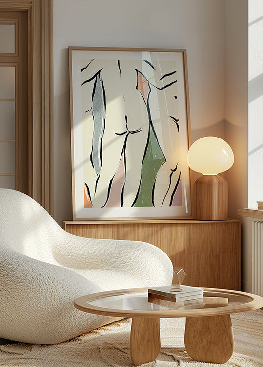Graceful Lines Poster