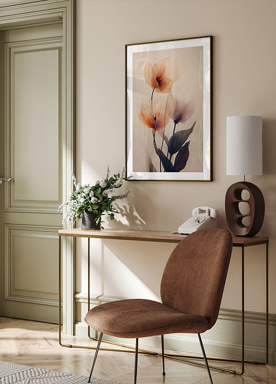 Ethereal Blossoms Poster