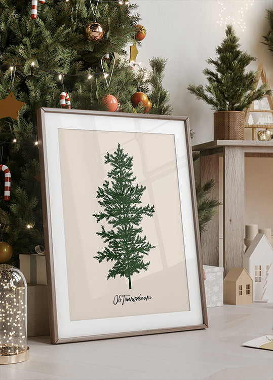 Oh Tannebaum (green) Poster