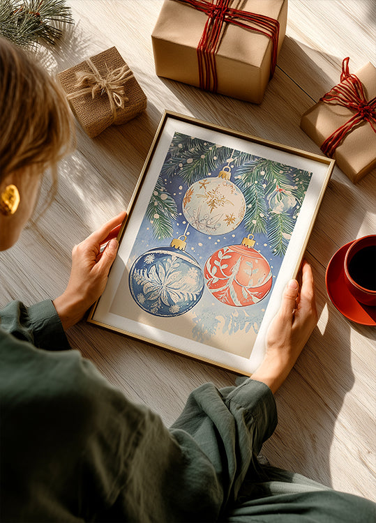 Christmas Ornaments II Poster
