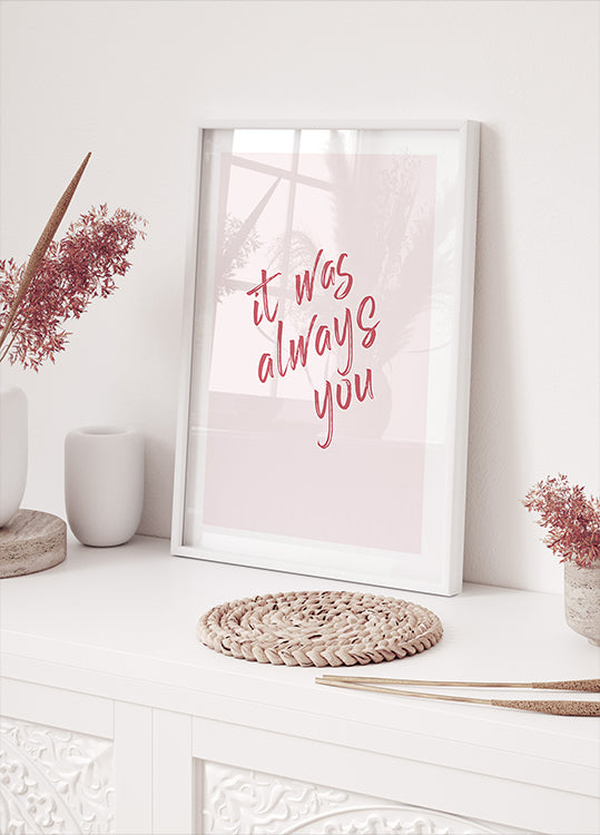 It Was Always You Poster