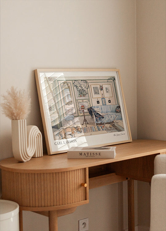 The Lazy Corner by Carl Larsson Poster