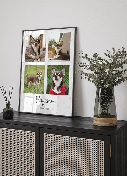 Pet Photo Collage Personal Poster