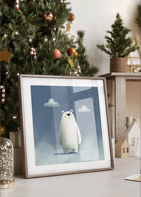 Happy polar bear no 02 Poster