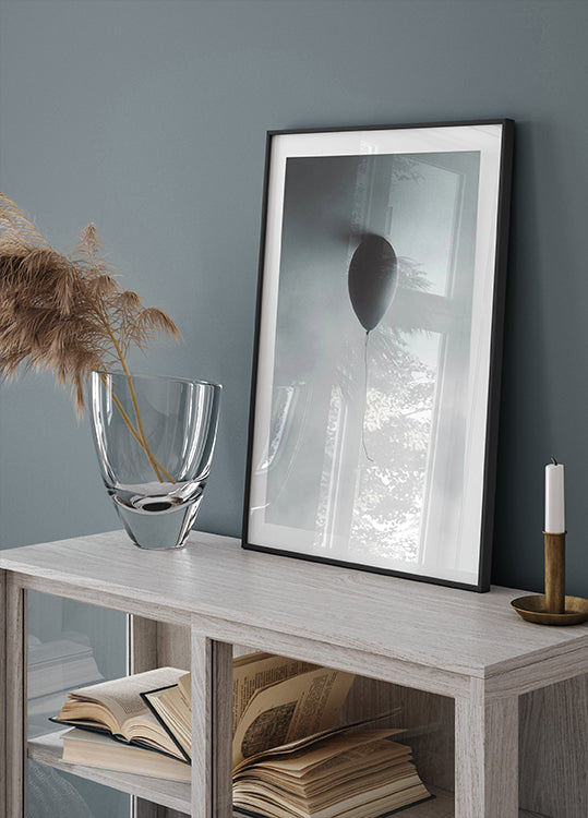 Balloon in Sky Ceiling Poster