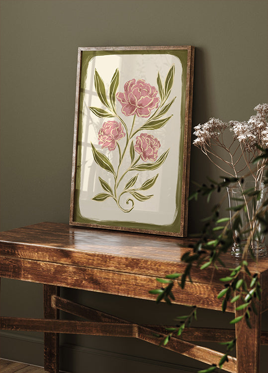 Peonies Poster