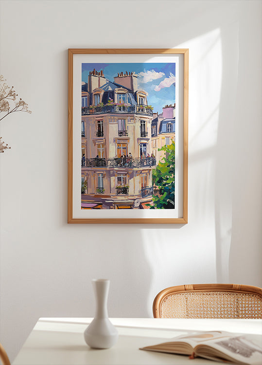 Paris Building Poster