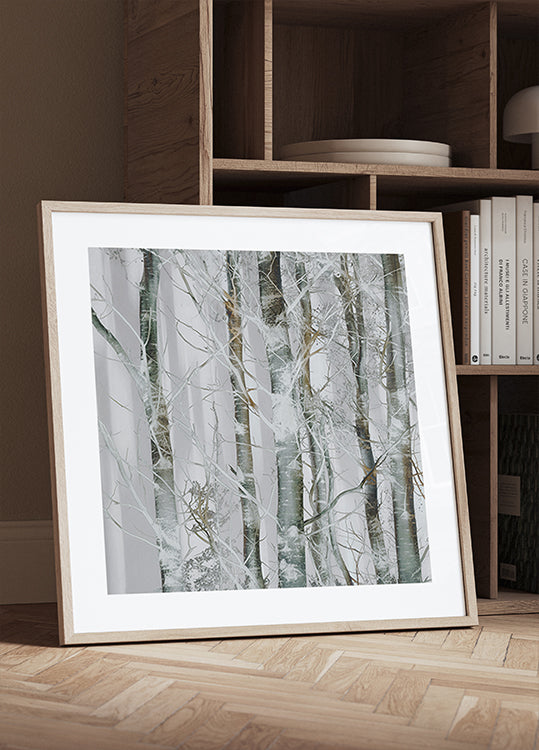 Silver branches Poster