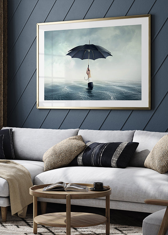 Drowning With An Umbrella Poster