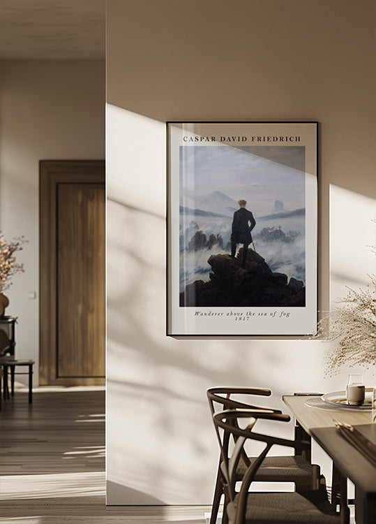 Wanderer Above the Sea of Fog Caspar David Friedrich, 1817 Poster