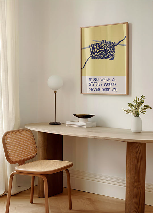 dropped stitches Poster