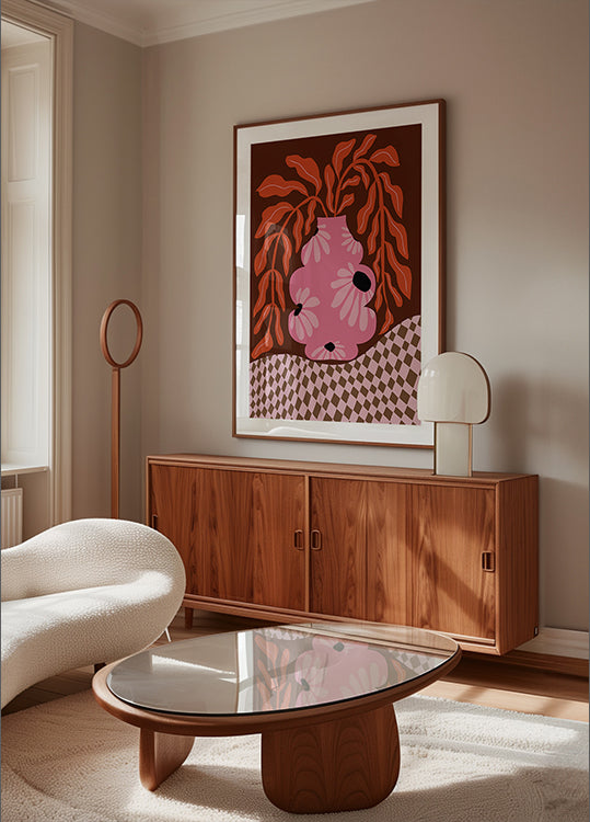 Happy Fern Fall Poster