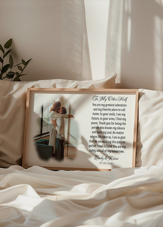 Photo With Poem Personal Poster