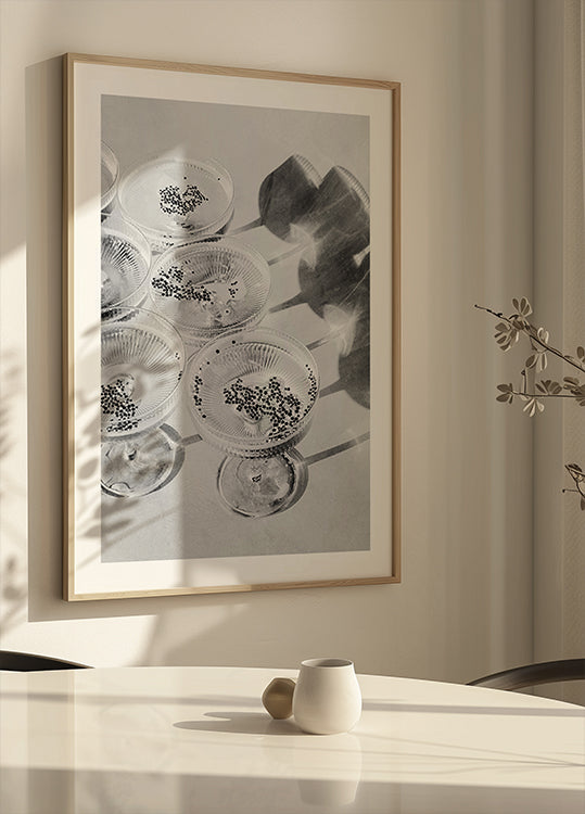 Starry Champagne Poster