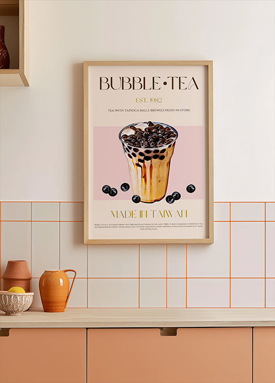 Taiwanese Bubble Tea Poster