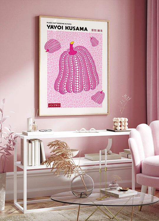 Yayoi Kusama Pumpkin Poster