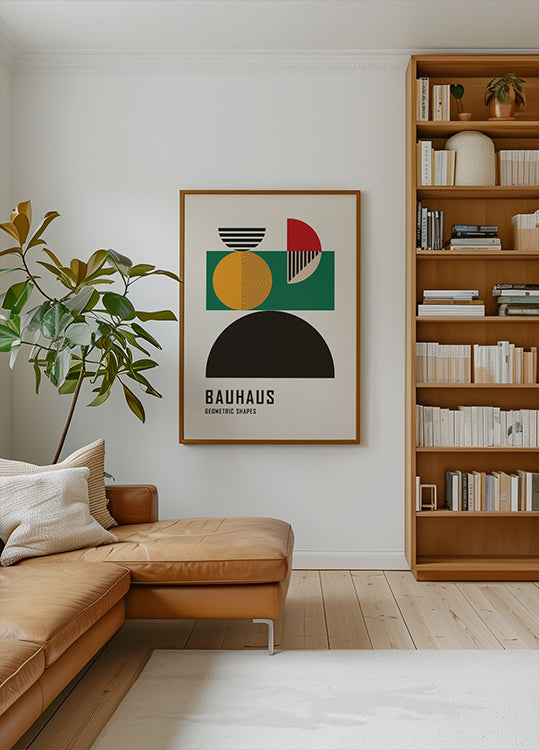 Bauhaus Geometric Shapes №4 Poster