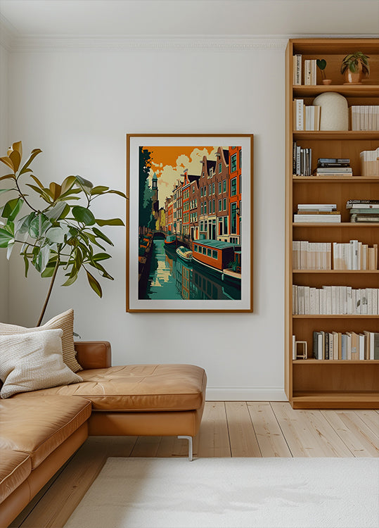 Amsterdam Canal Houses Poster