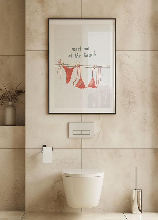 Meet Me at the Beach Poster