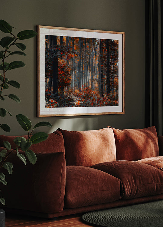 Painting Forest Poster