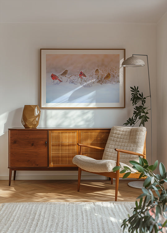 Snowy Morning  Party Poster